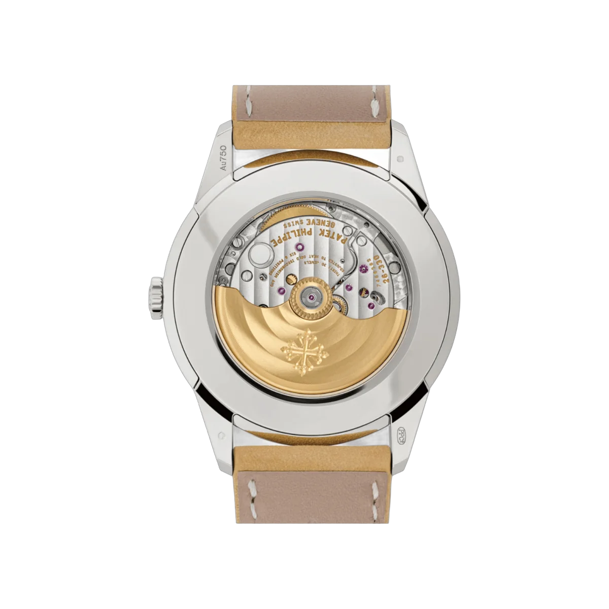 Patek Philippe Calatrava 5226G-001 Herrenuhr, 18 Karat Weißgold, strukturiertes anthrazitgraues Zifferblatt, 40 mm