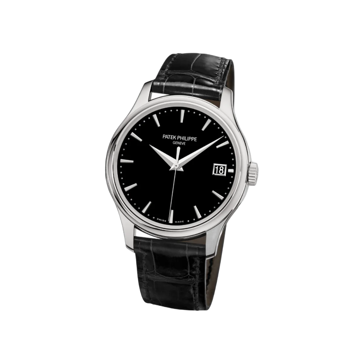 Patek Philippe Calatrava 5227G-010 18K White Gold Black Index Dial 39mm Unisex Watch
