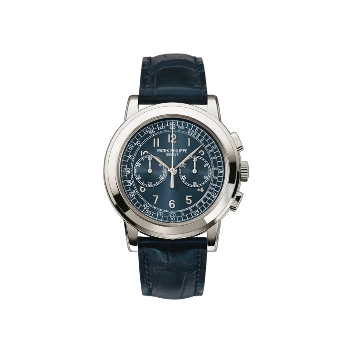 Patek Philippe Chronograph 5070P-001 Platin 42mm Blaues Zifferblatt Herrenuhr