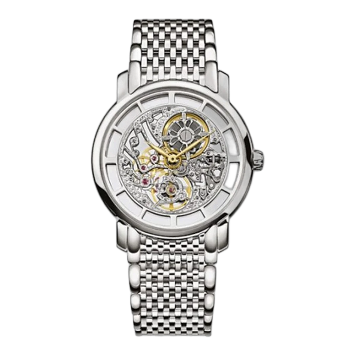 Patek Philippe Complications 7180/1G-001 Skeleton Dial 18K White Gold Ladies Watch