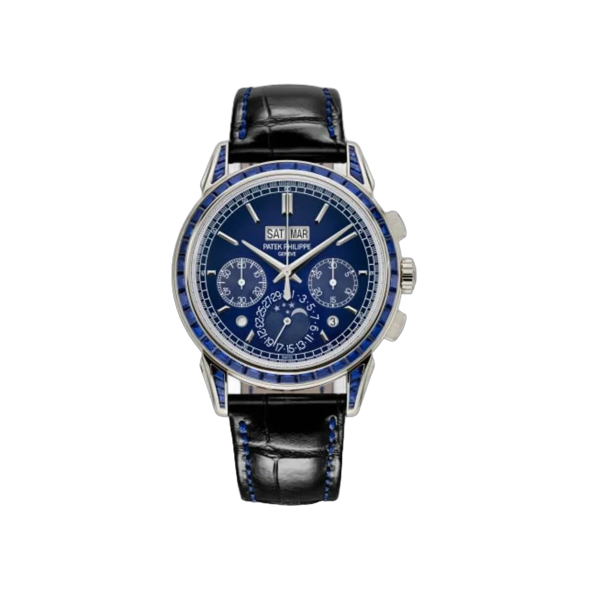 百达翡丽 Grand Complications 5271/11P-010 漆面计时码表蓝色表盘