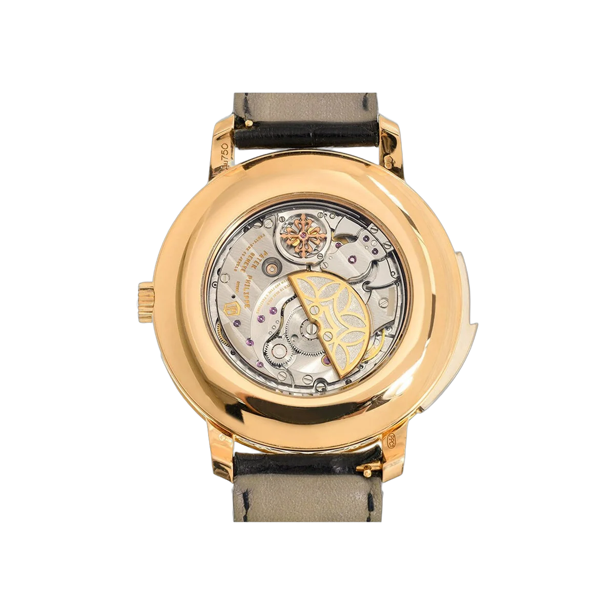 百达翡丽 Grand Complications 5304R-001 万年历玫瑰金 43 毫米镂空表盘男士手表