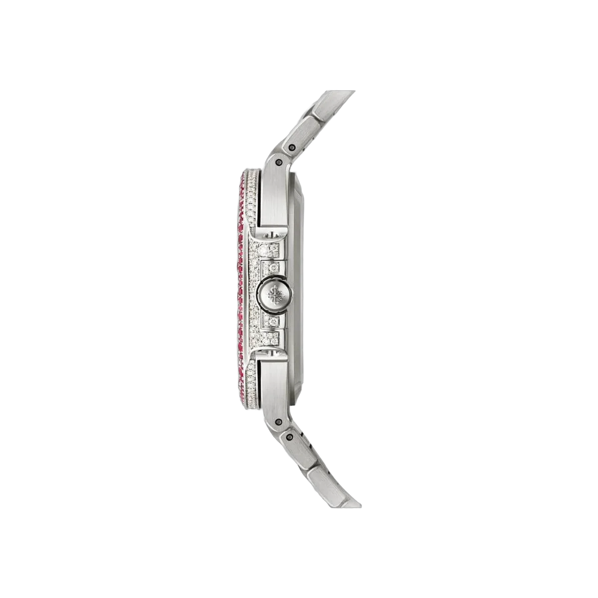 Patek Philippe Nautilus 7118-1452G-001 Haute Joaillerie Diamond Gel 35mm White Dial Womens Watch