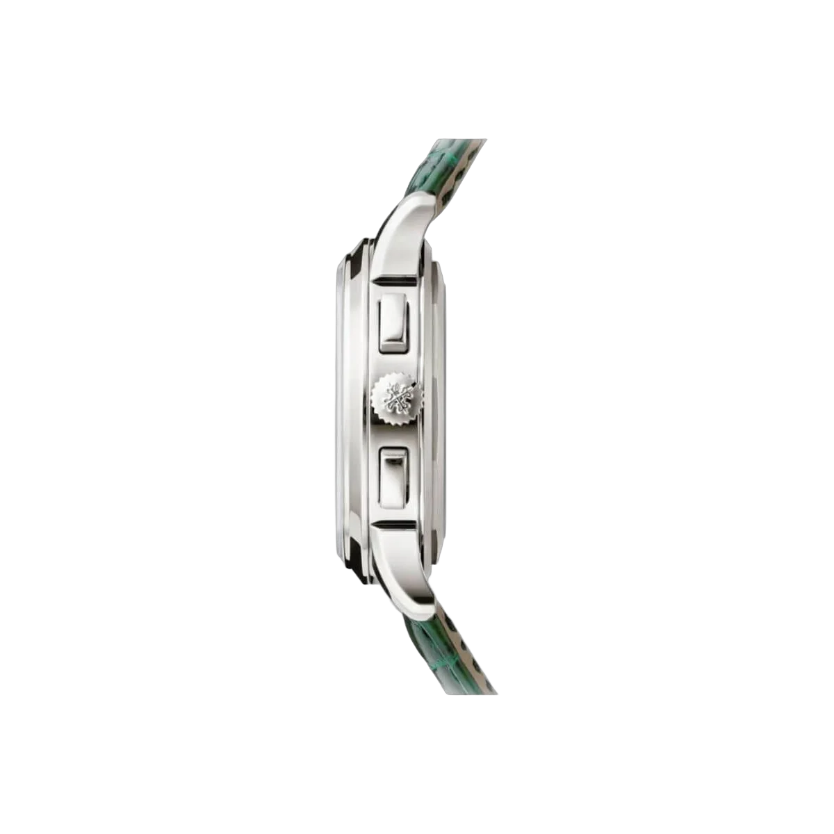 Patek Philippe World Time 5930P-001 Flyback Chronograph Platin Grünes Zifferblatt