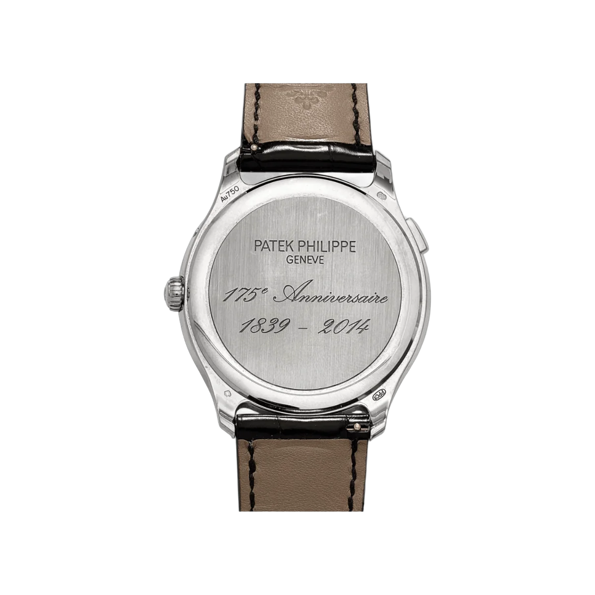 Patek Philippe World Time Moonphase 5575G-001 Weißgold 175. Jubiläum 40mm Herrenuhr Schwarz