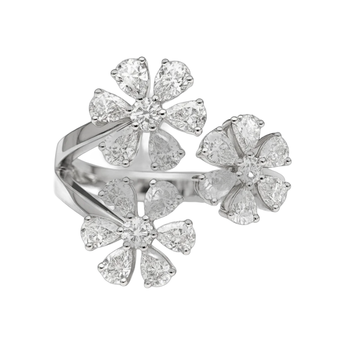 梨形和圆环 -1.65 CTS，1043R，HRD，F-G，VVS-VS，总重量 - 4.38 克