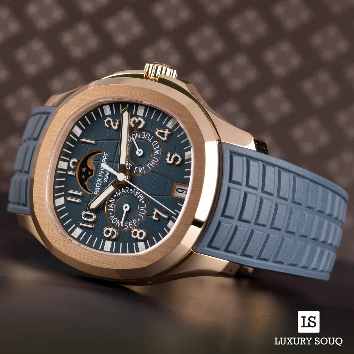 Patek Philippe 5261R-001 Aquanaut Luce Jahreskalender Blau-Graues Zifferblatt