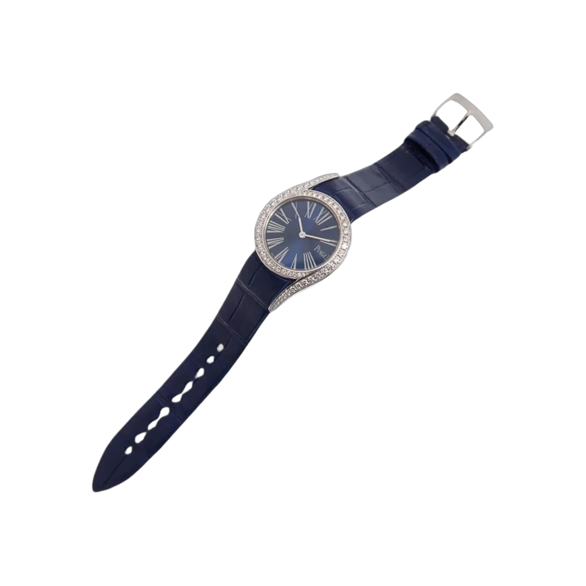 Piaget Limelight Gala G0A42163 ذهب أبيض عيار 18 قيراط مينا أزرق