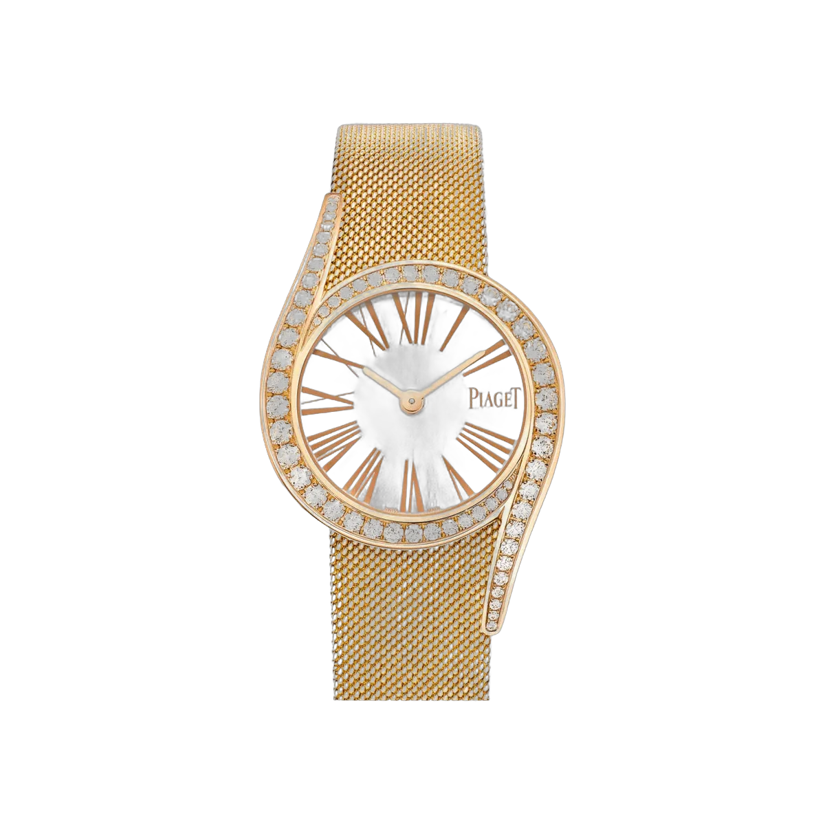 Piaget Limelight Gala G0A42213 Roségold 26mm Silbernes Zifferblatt Damenuhr