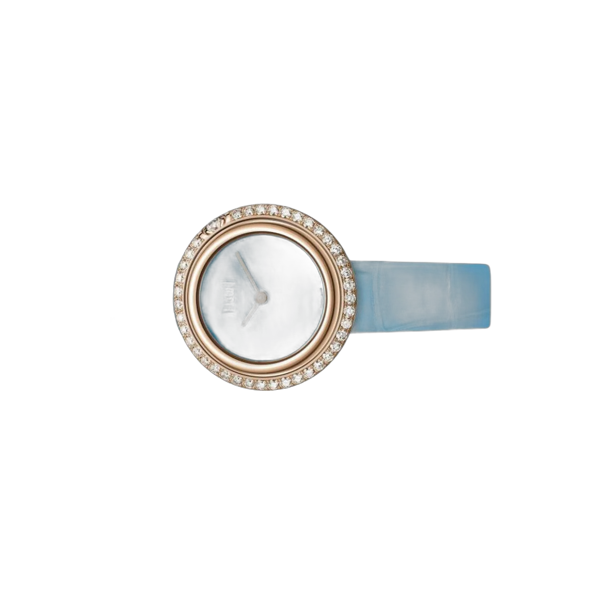 Piaget Possession G0A43089 Quartz RG Turquoise Leather Strap Blue Dial