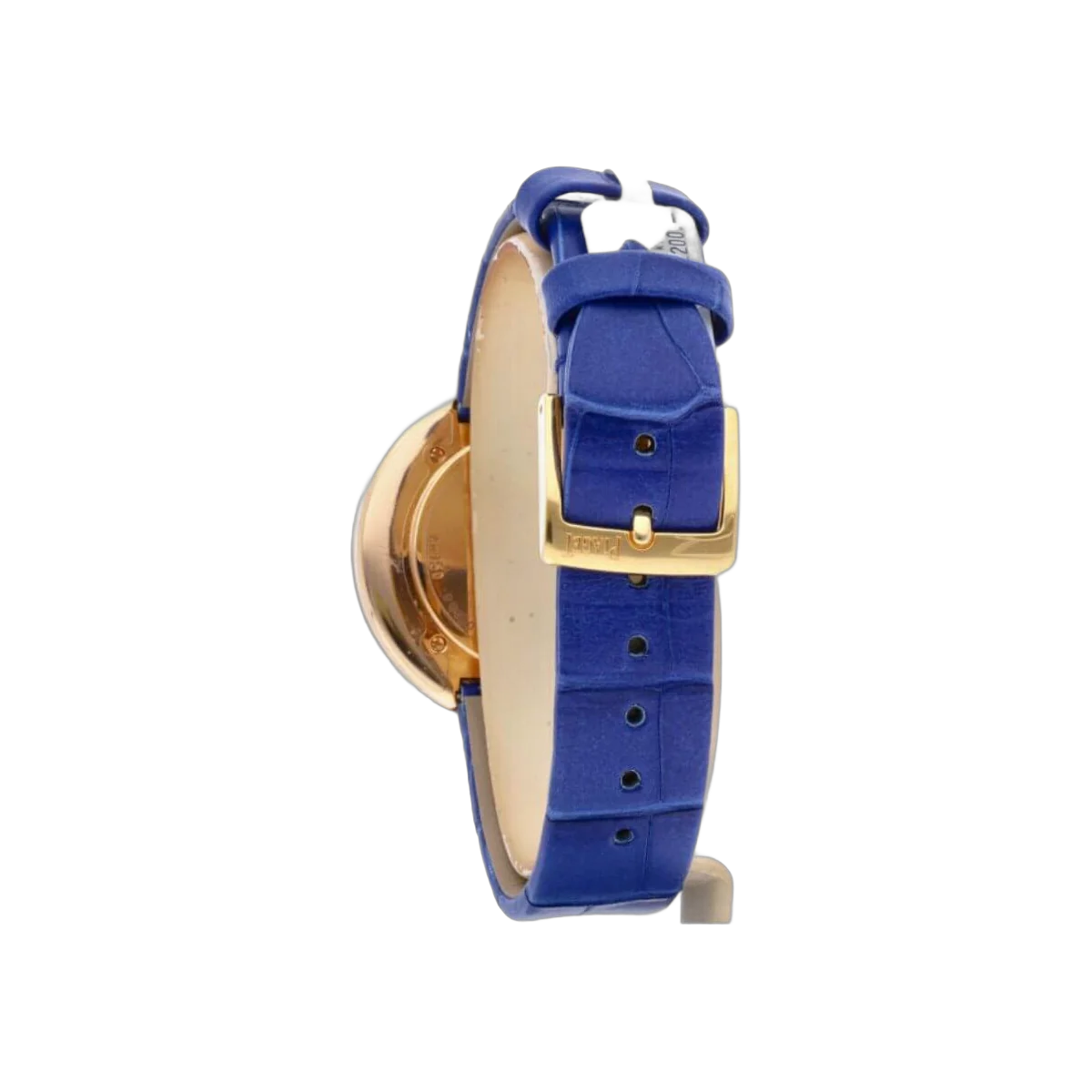 Piaget Possession G0A43091 Silver Diamond Dial Blue Leather Strap
