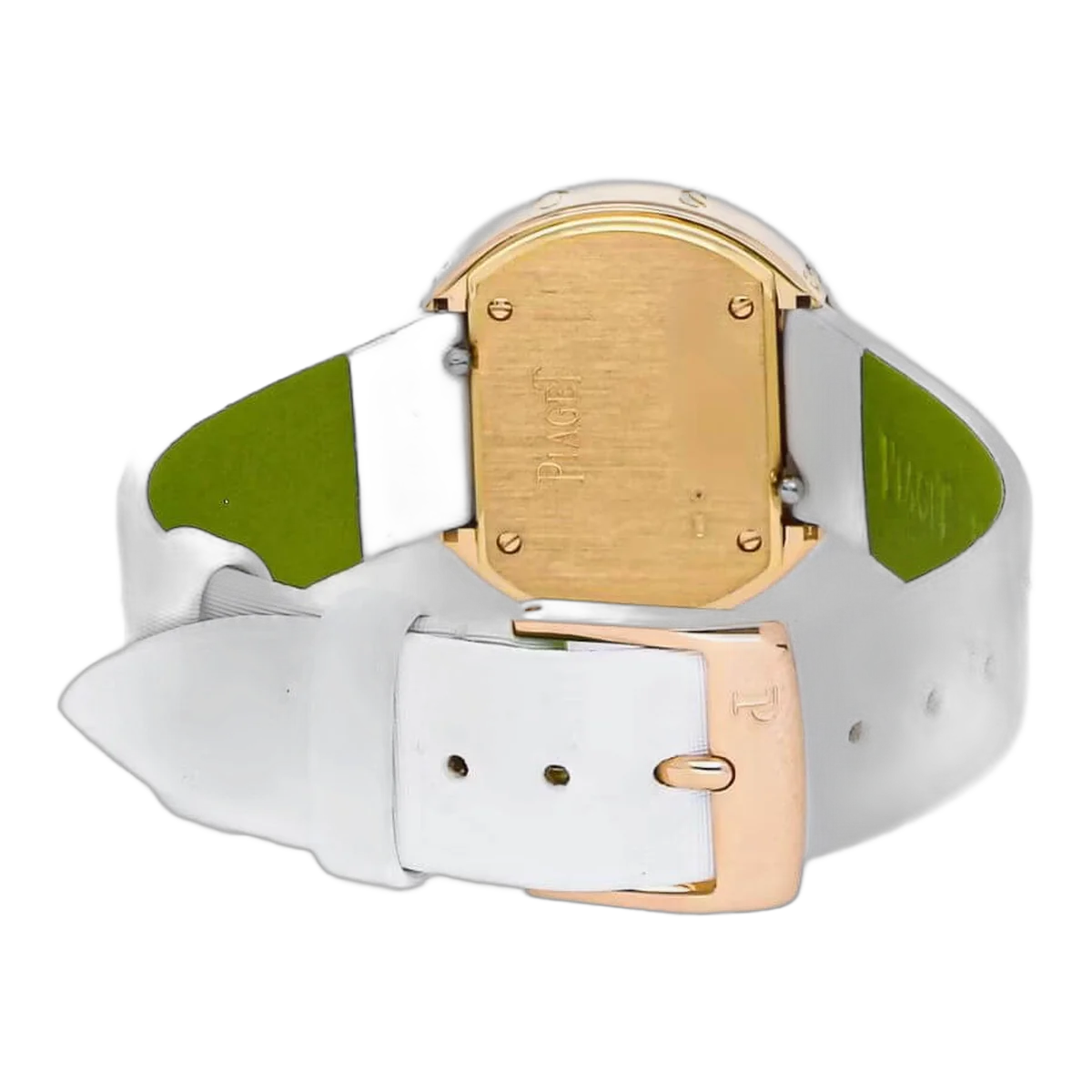 Piaget Possession GOA36188 18kt 玫瑰金镶钻缎面银色表盘