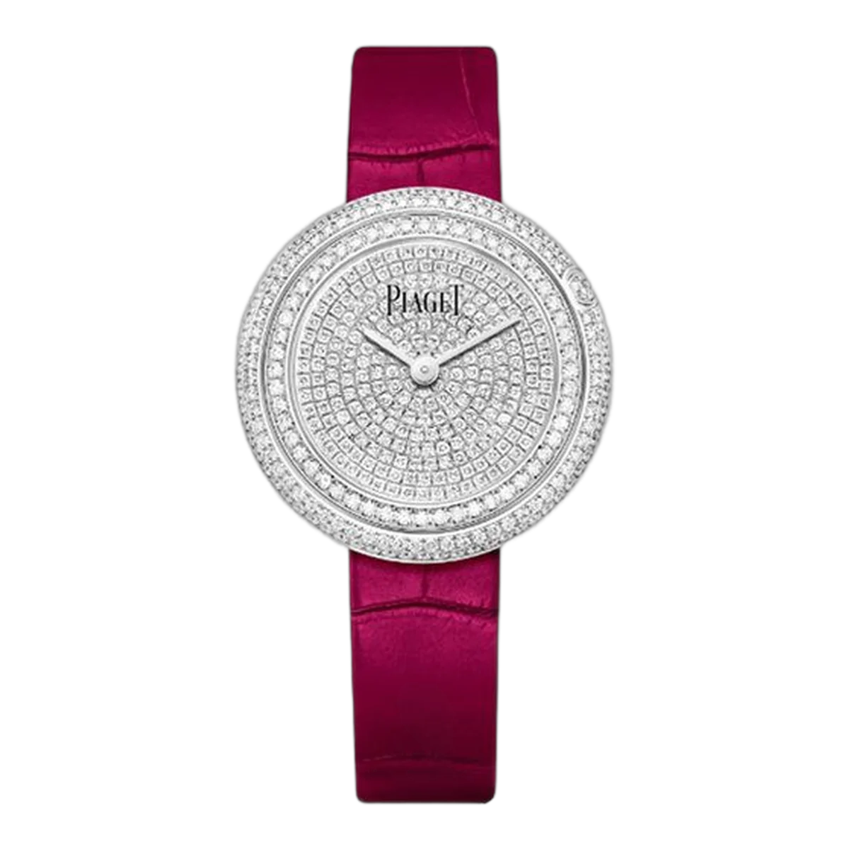 Piaget Possession Weißgold Diamantbesetztes Zifferblatt Rosafarbenes Armband Neuheit Ref. G0A44299