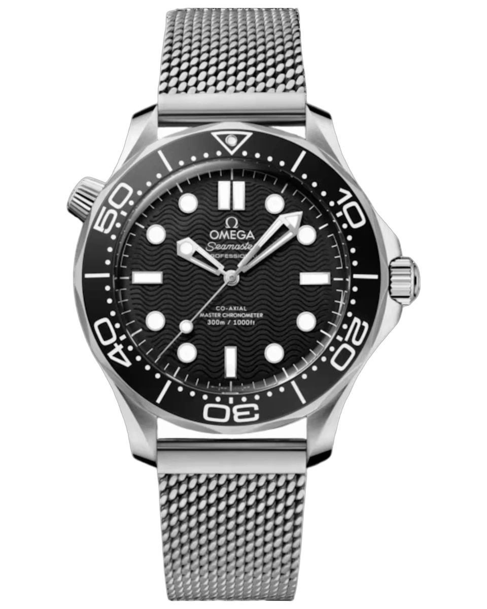 Omega Seamaster Diver 300M 210.30.42.20.01.010 Black Aluminium Dial 42mm Stainless Steel