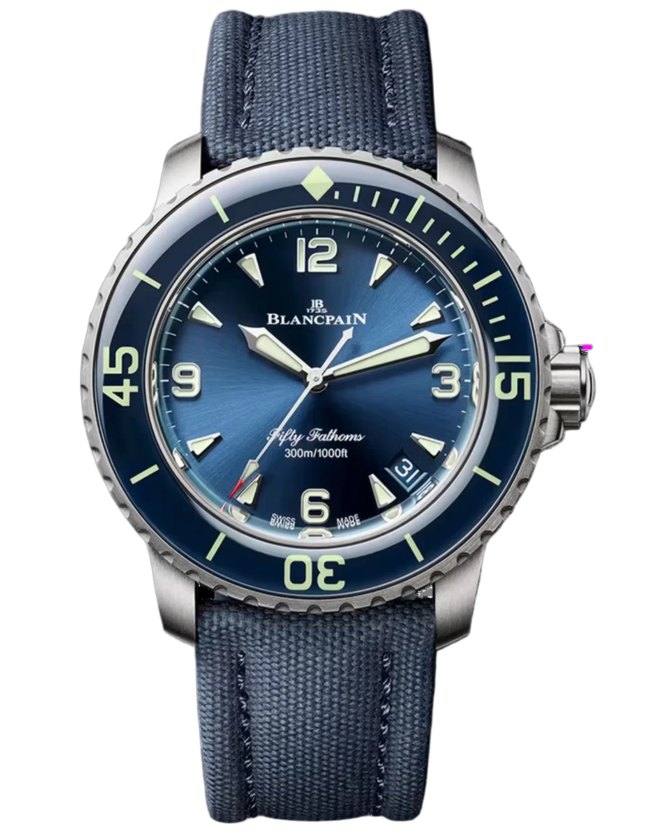 Blancpain Fifty Fathoms Automatique 501012B40O52B 42.3MM Titanium Blue Dial
