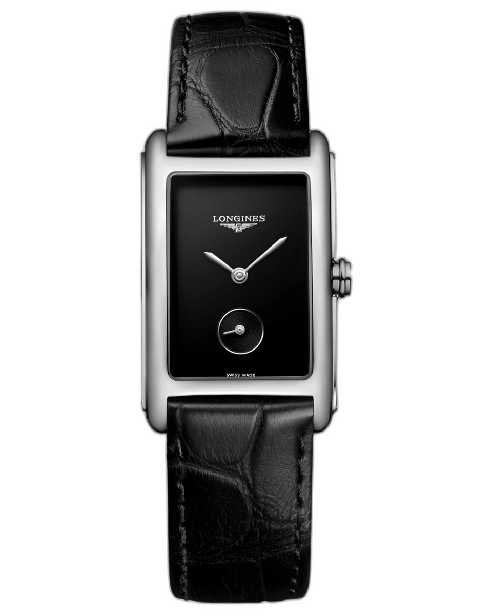 Longines Dolcevita Quartz Black L55124502 37MM Stainless Steel