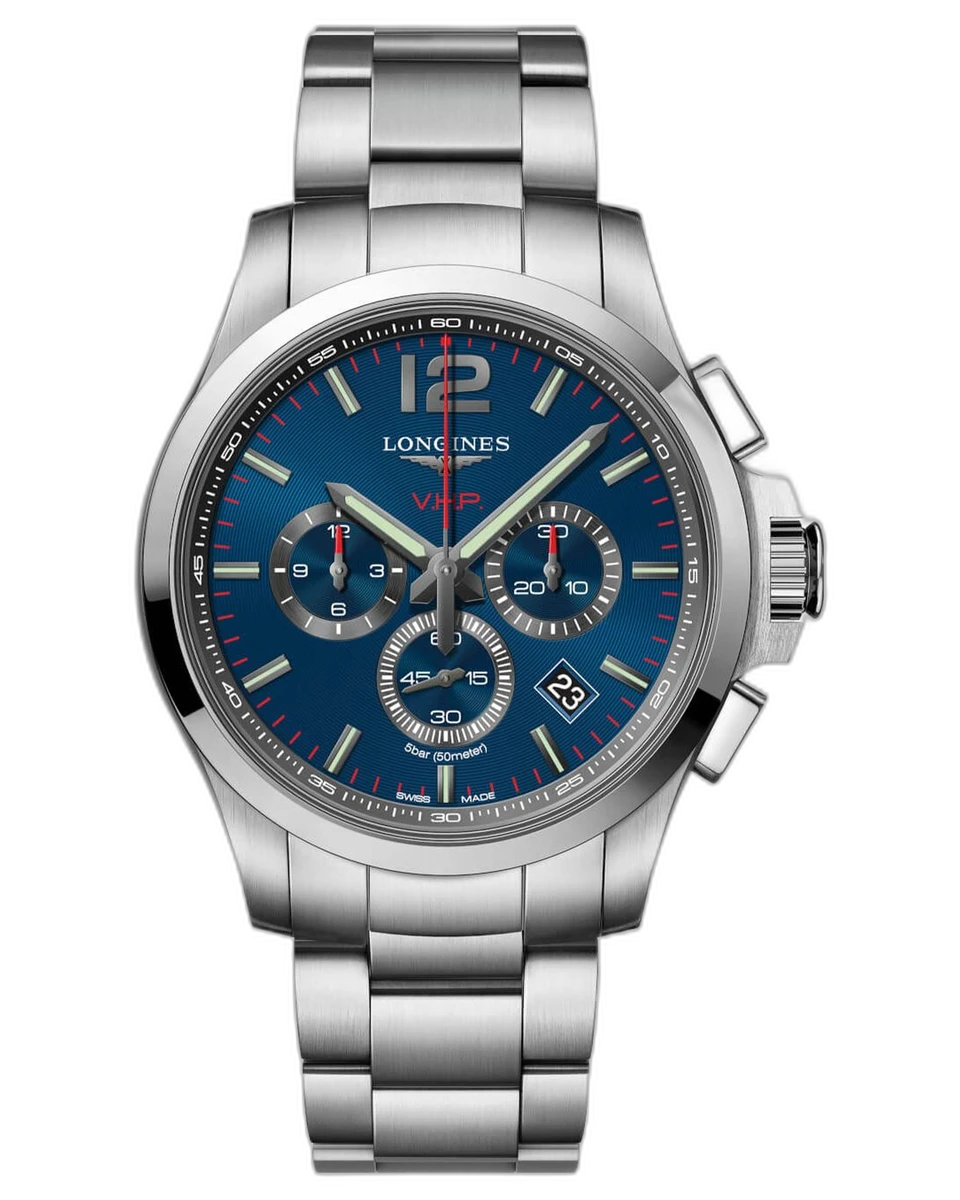 Longines Conquest VHP Chronograph L3.727.4.96.6 44MM Stainless Steel