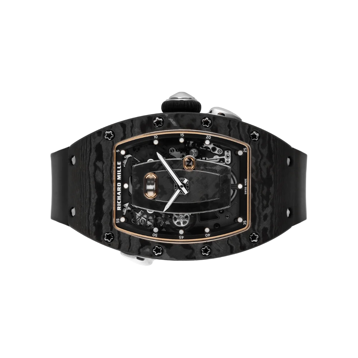 Richard Mille RM 037 TI-CA 自动上链全黑碳 TPT 表盘