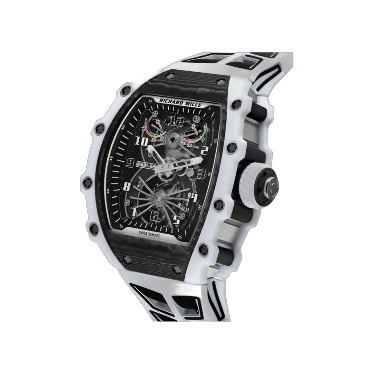 Richard Mille RM 21-02 White Manual Winding Tourbillon Aerodyne Limited Edition 50 Pieces