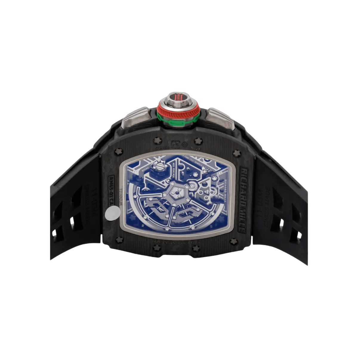 Richard Mille RM 65-01CA Schleppzeiger-Chronograph NTPT Carbon Skelettzifferblatt