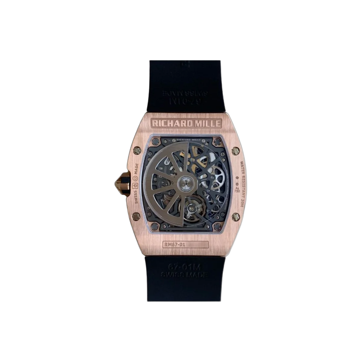 Richard Mille RM 67-01 Rose Gold Skeleton Dial