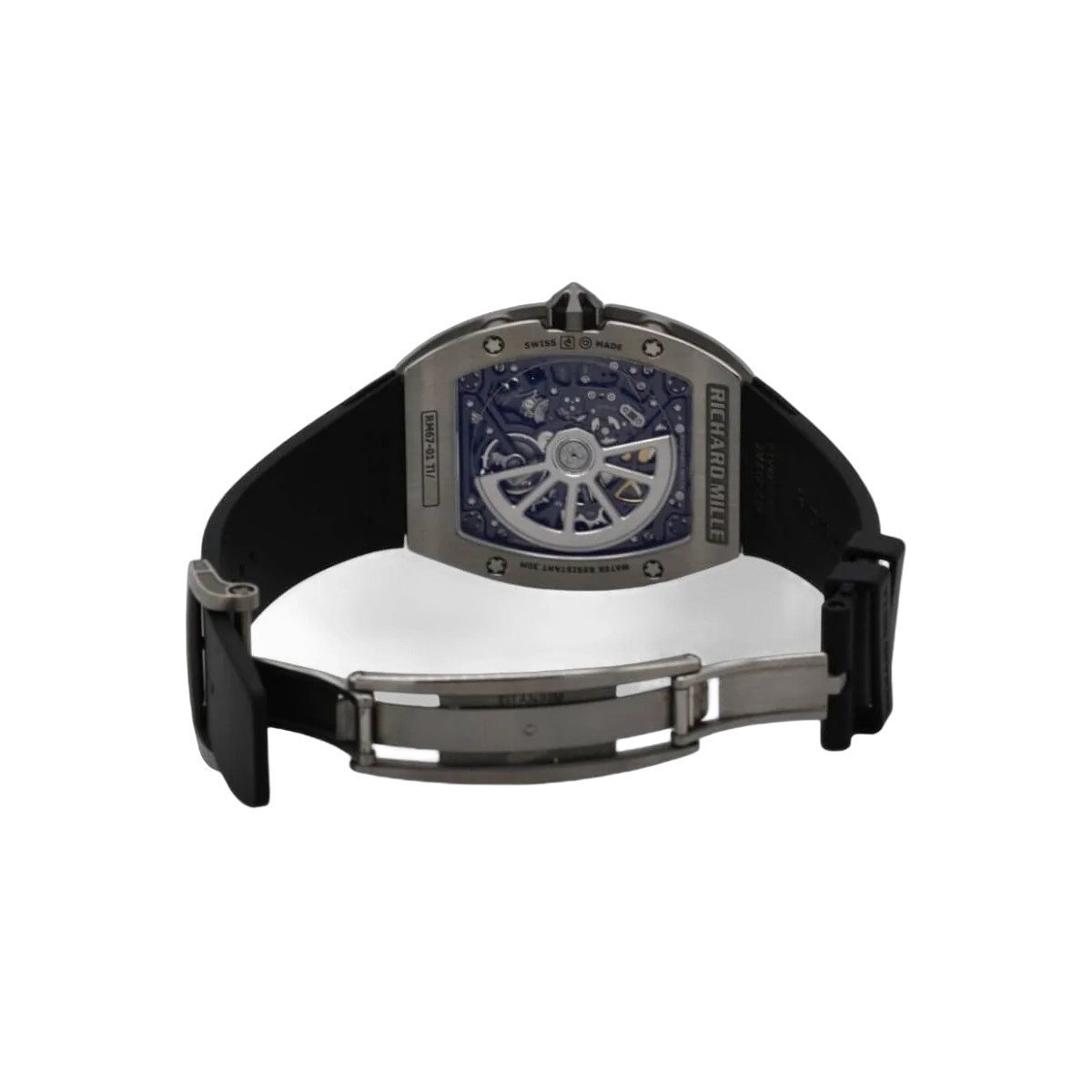 Richard Mille RM 67-01 Titanium Extra Flat Automatic Black Dial Unisex Watch
