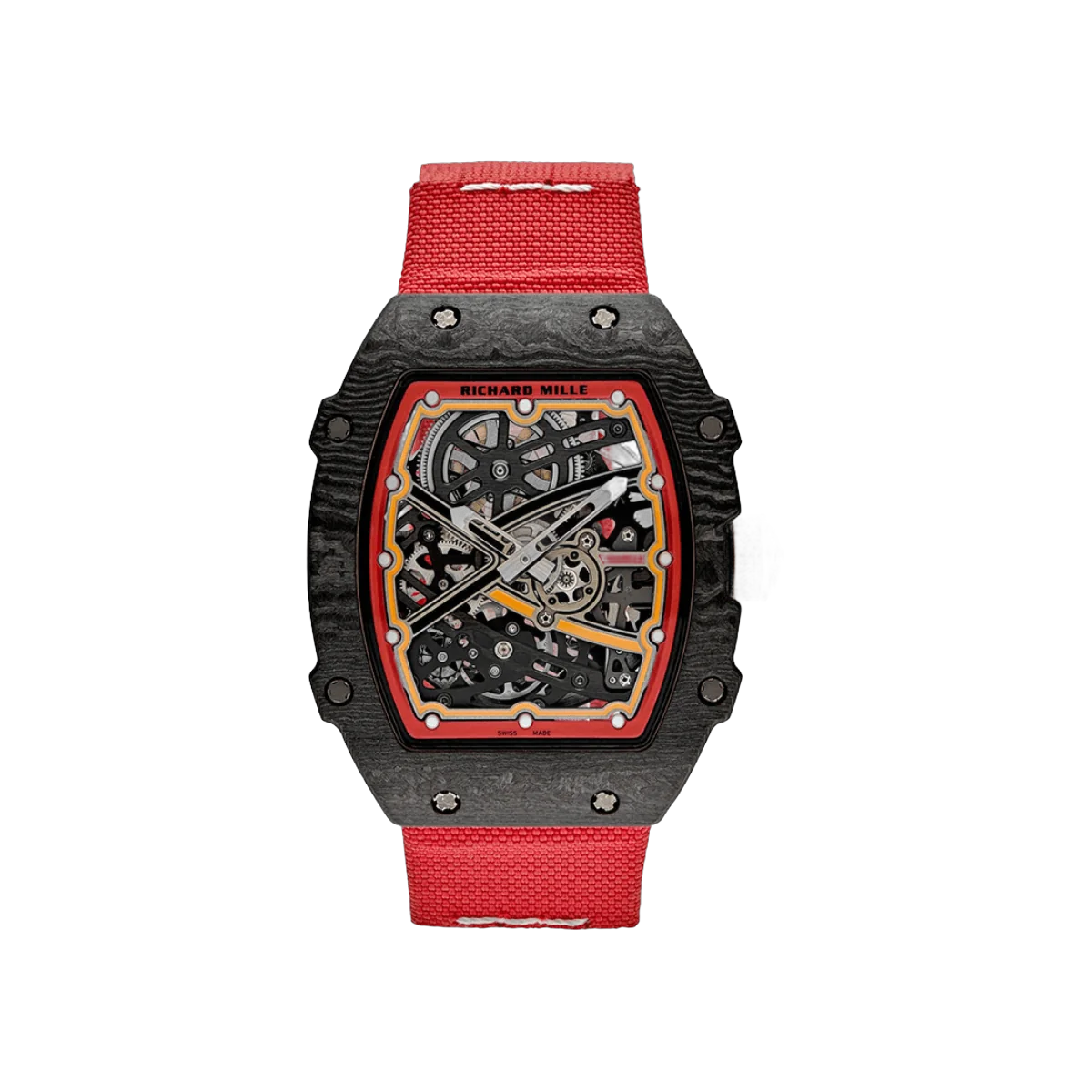 Richard Mille Rm 67-02 Alexander Zverev 版超轻红色弹性表带