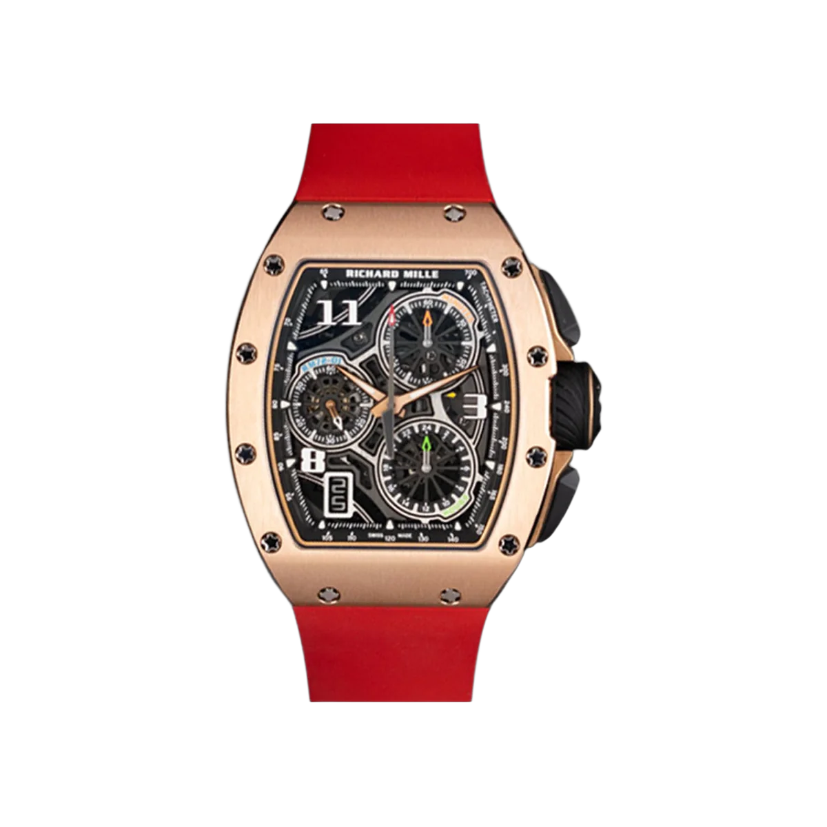 Richard Mille RM 72-01 Rose Gold Lifestyle Flyback Chronograph 47.34Mm 18K