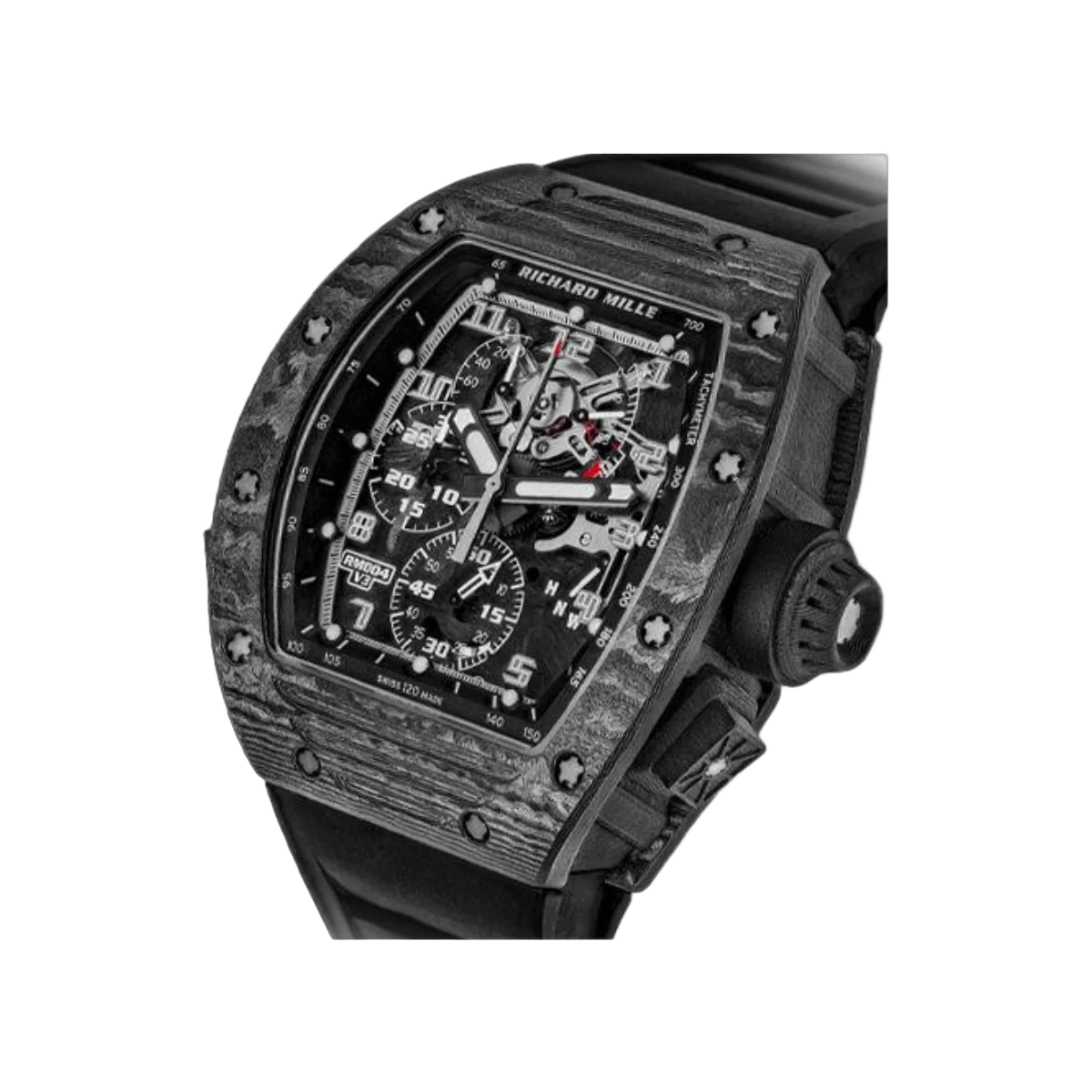 Richard Mille RM004 V3 CA Split Seconds Chronograph NTPT Carbon Limited 15 Pieces