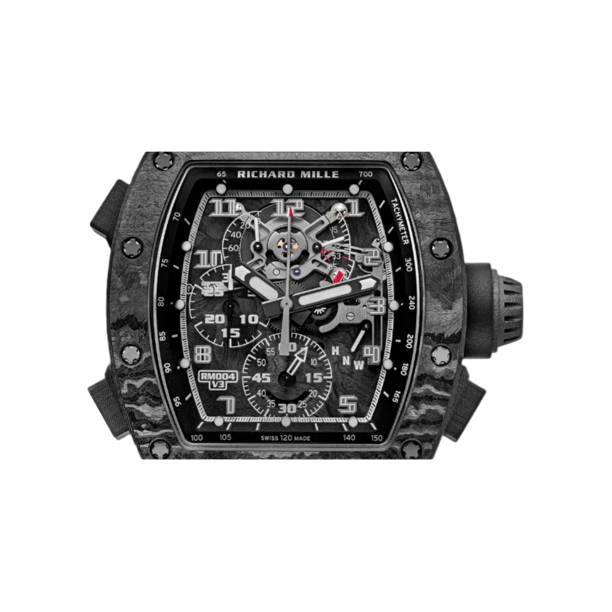 Richard Mille RM004 V3 CA Split Seconds Chronograph NTPT Carbon Limited 15 Pieces