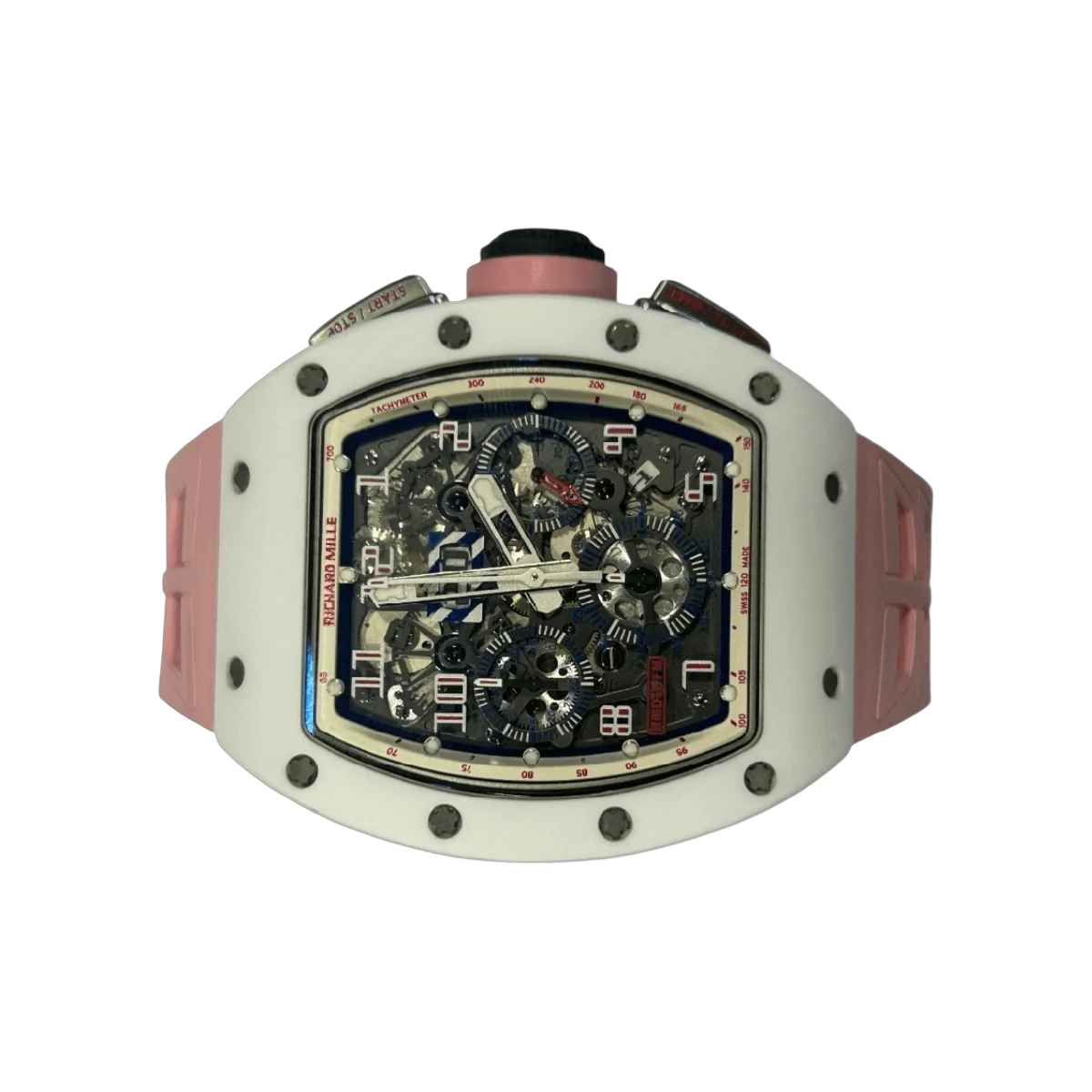 Richard Mille RM011 AO CA ATZ Felipe Massa 计时码表 50 毫米镂空表盘男士手表