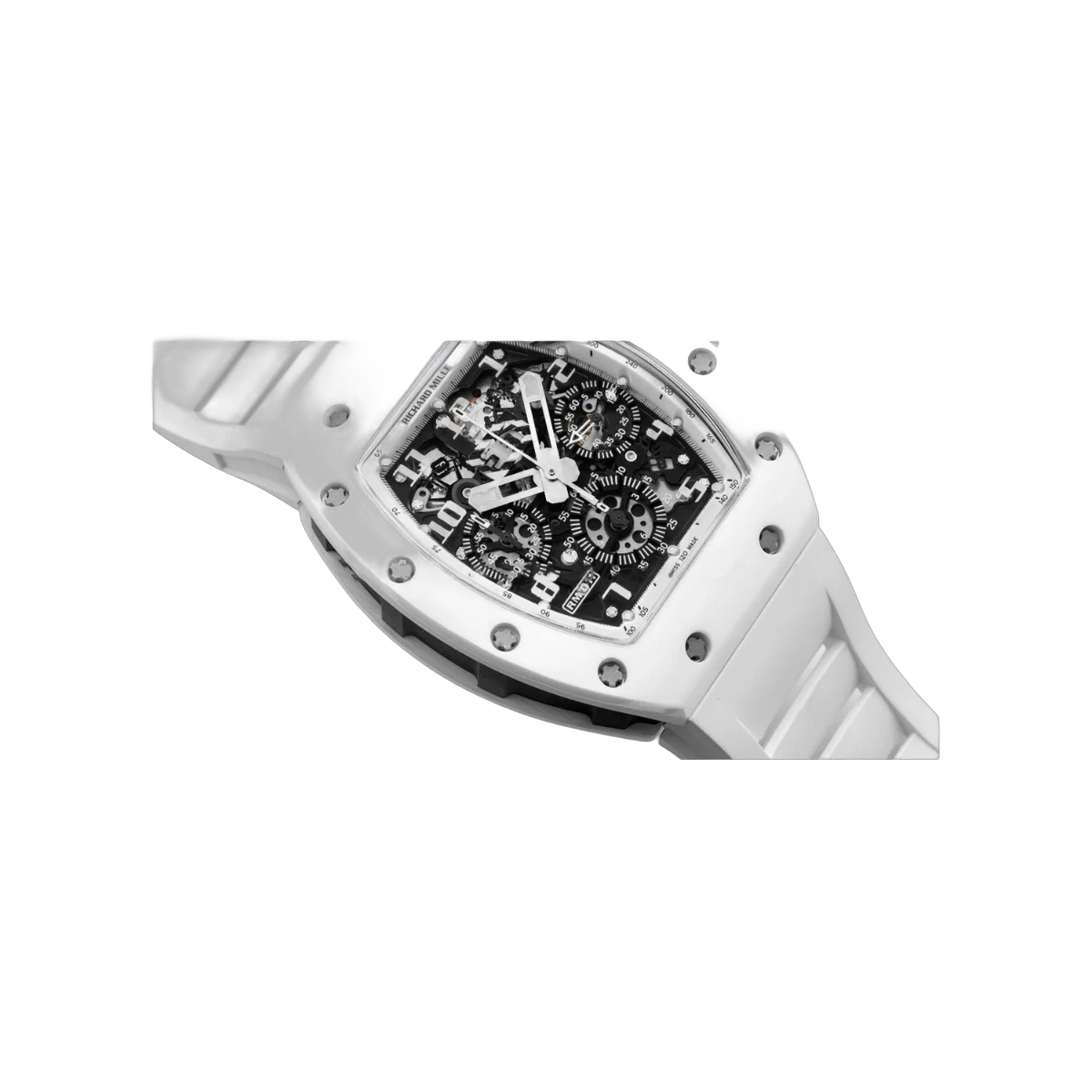 Richard Mille RM011 AO CA-ATZ USA N3 Automatic Flyback Chronograph Felipe Massa White Ghost America Edition 40mm Skeleton Dial Mens Watch – additional product photo 5