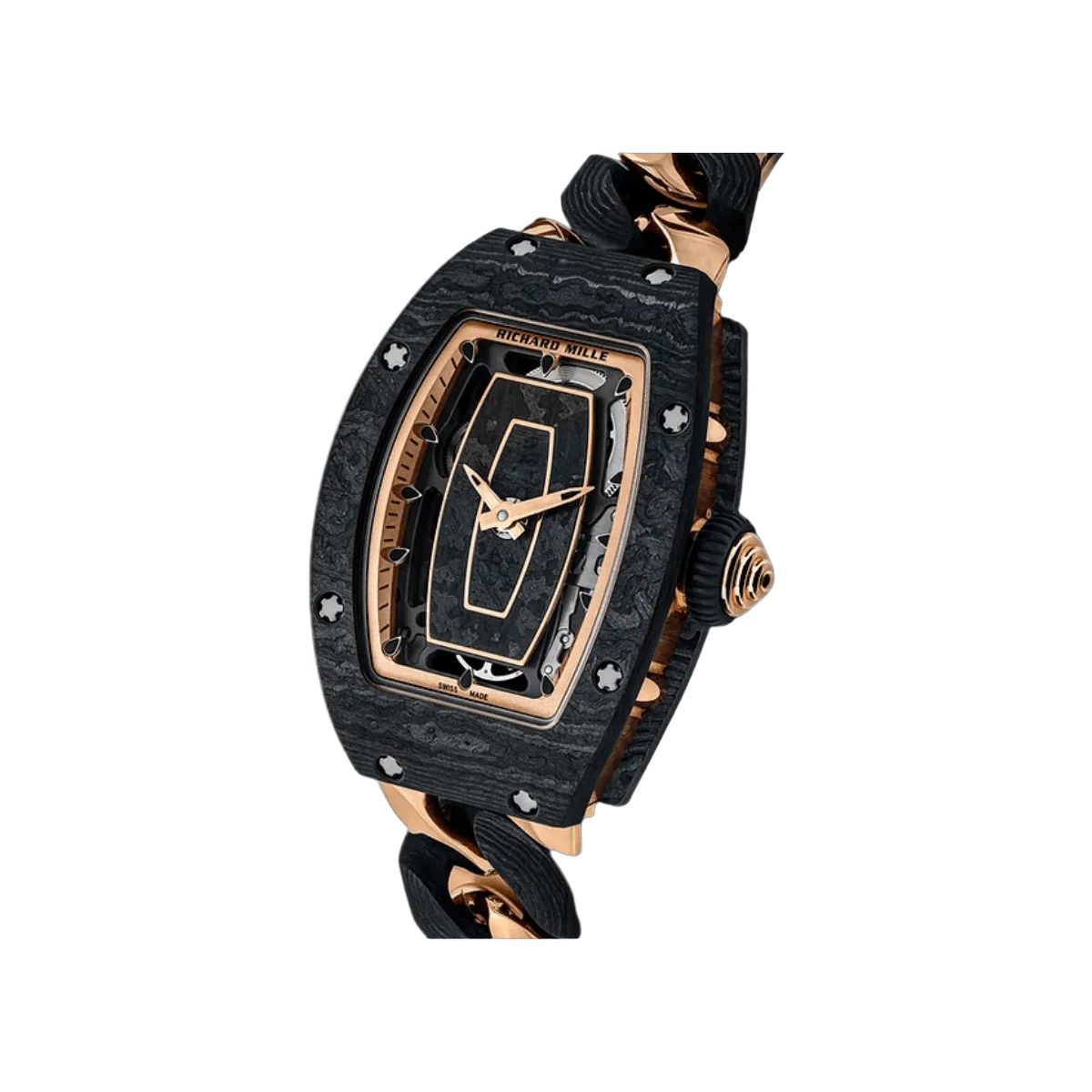 Richard Mille RM07-01 RG-CA Automatik Openlink RG & Carbon TPT Armband
