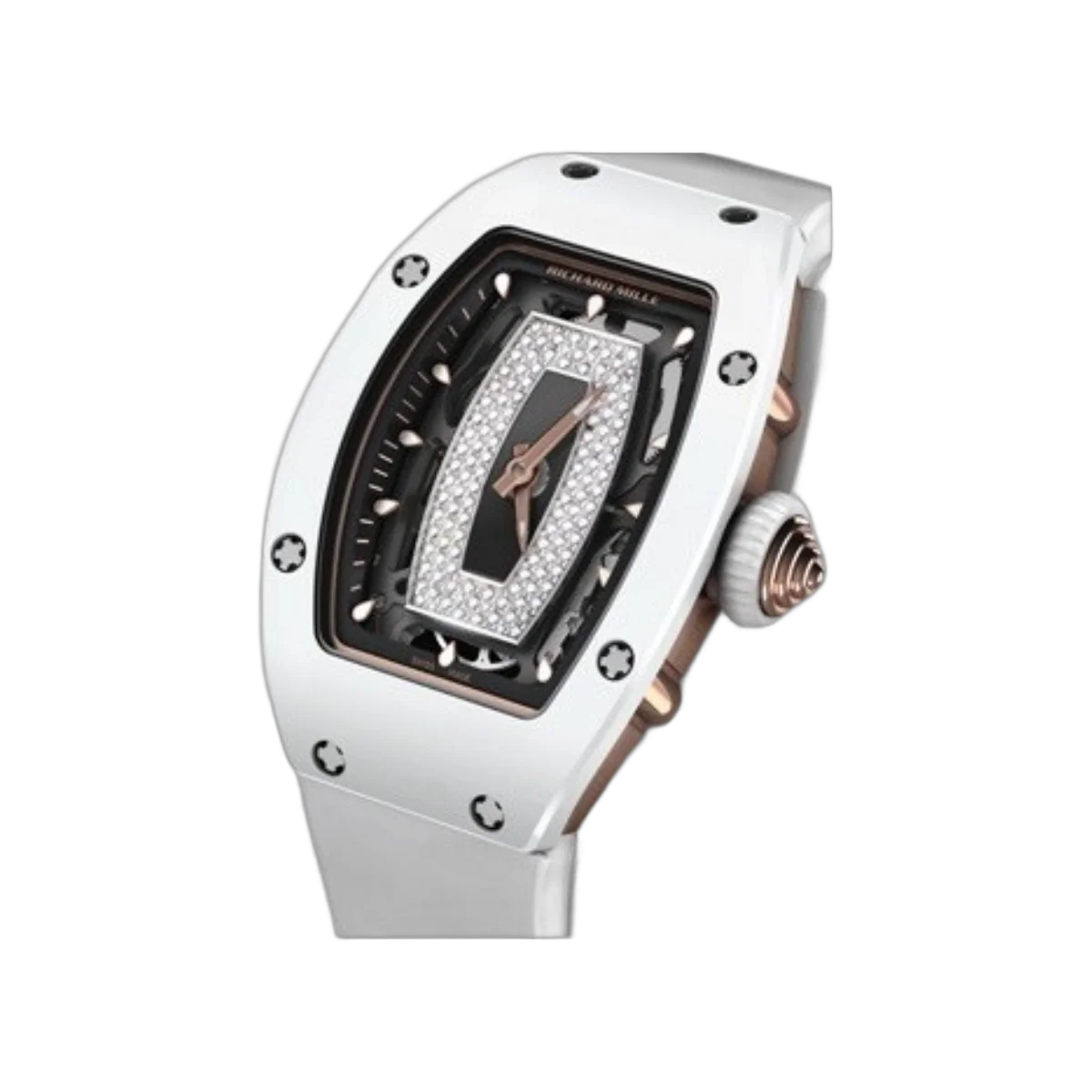 Richard Mille RM07-01 白色陶瓷白色橡胶表带