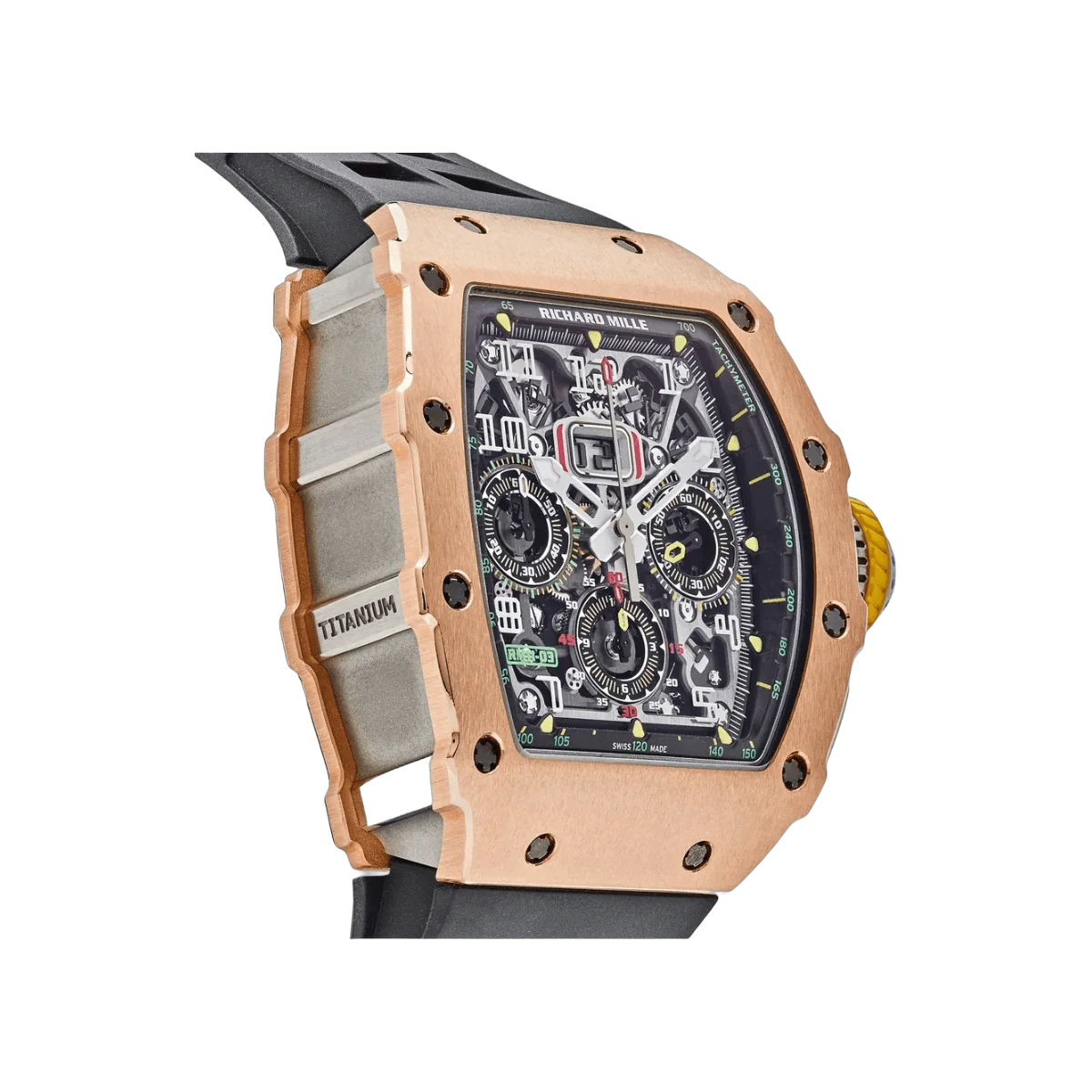 Richard Mille Rm11-03 RG 自动飞返计时码表 钛金属 18K 玫瑰金