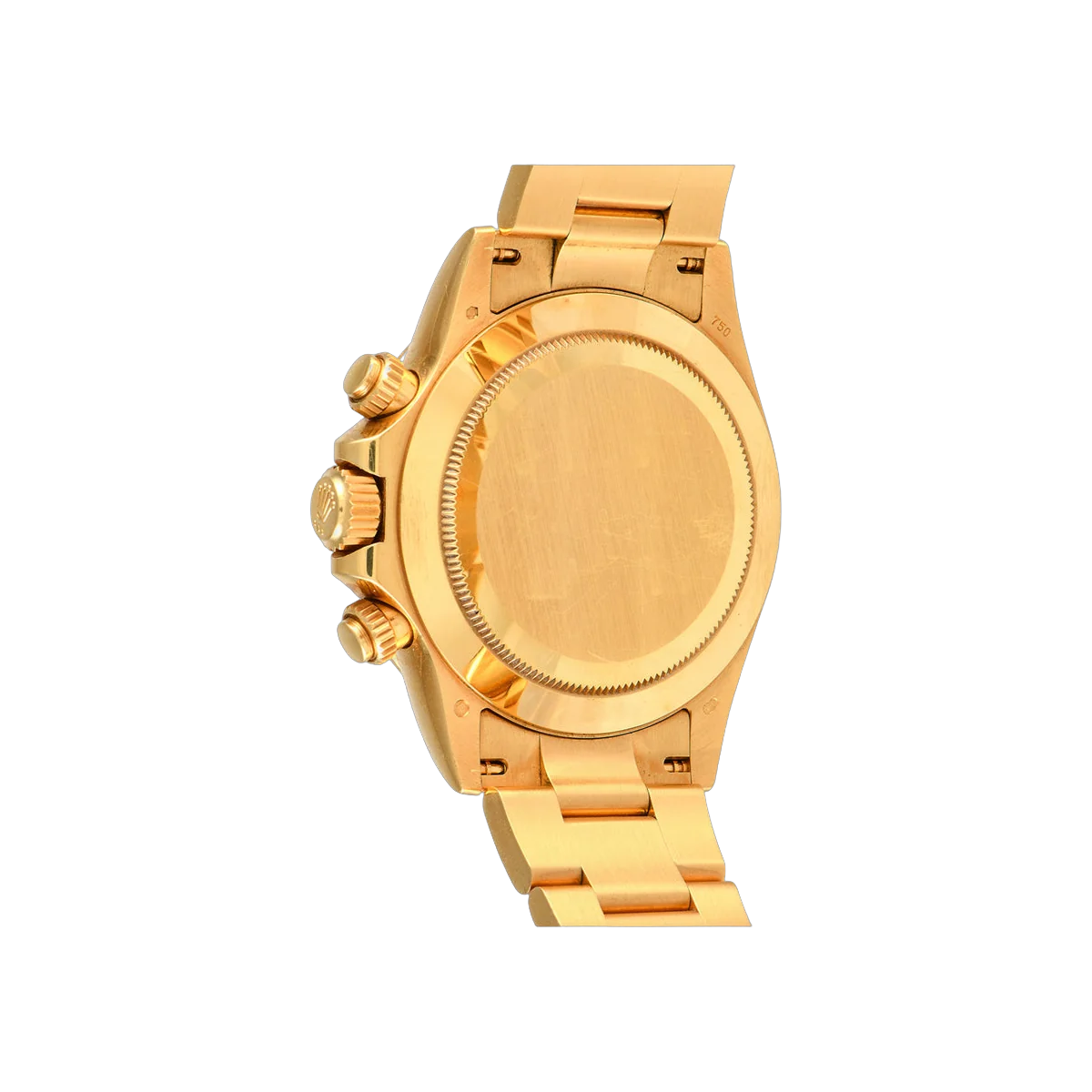 Rolex Cosmograph Daytona 116568BR Gelbgold 40 mm Baguette-Diamant-Lünette & Champagner-Zifferblatt Herrenuhr