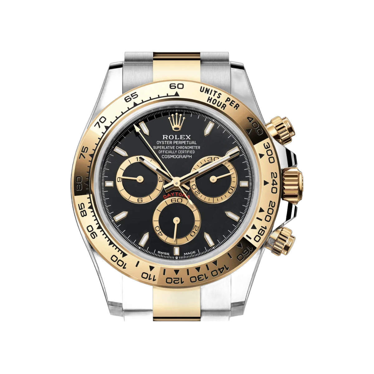 劳力士 Cosmograph Daytona 126503-0003 牡蛎钢和黄金黑色表盘