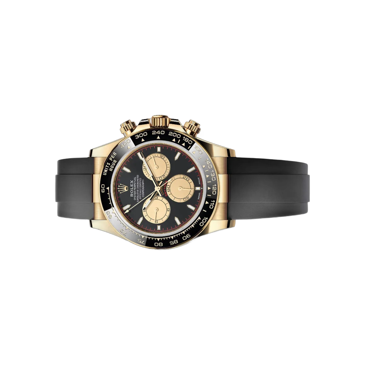 Rolex Cosmograph Daytona 126518LN-0004 Gelbgold Schwarzes & Champagner Zifferblatt 40mm Herrenuhr