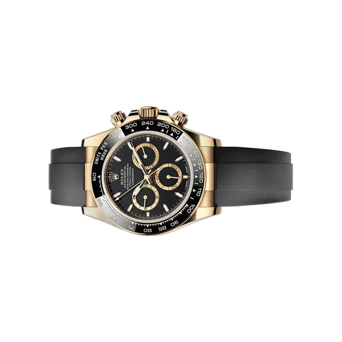 Rolex Cosmograph Daytona 126518LN-0008 Oyster Perpetual 18 Karat Gelbgold 40mm Herrenuhr mit schwarzem Zifferblatt