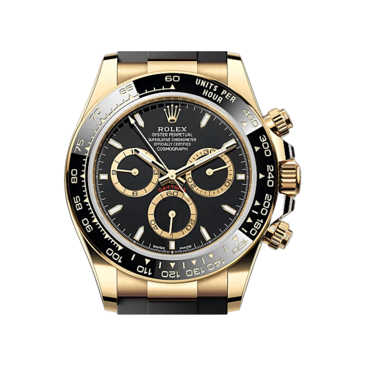 Rolex Cosmograph Daytona 126518LN-0008 Oyster Perpetual 18 Karat Gelbgold 40mm Herrenuhr mit schwarzem Zifferblatt