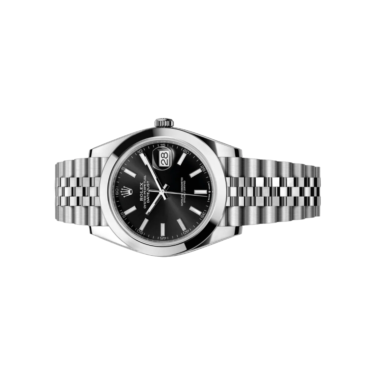Rolex Datejust 126300-0012 Oyster Perpetual 41mm Black Dial Mens Watch