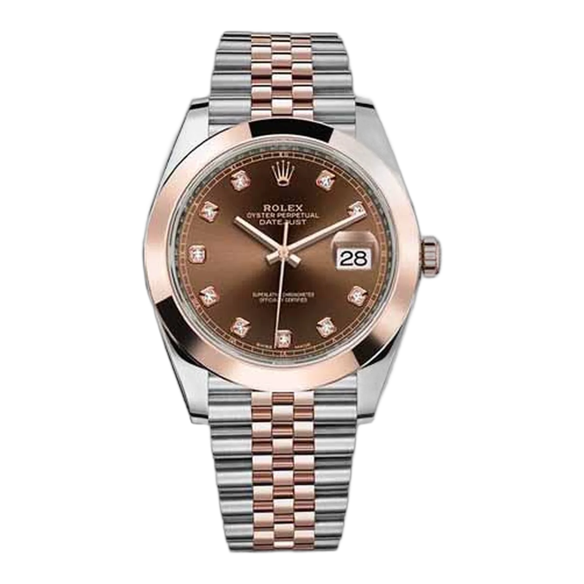 劳力士 Datejust 126301 CHODJ 不锈钢和 18Kt 玫瑰金 41 毫米男士手表