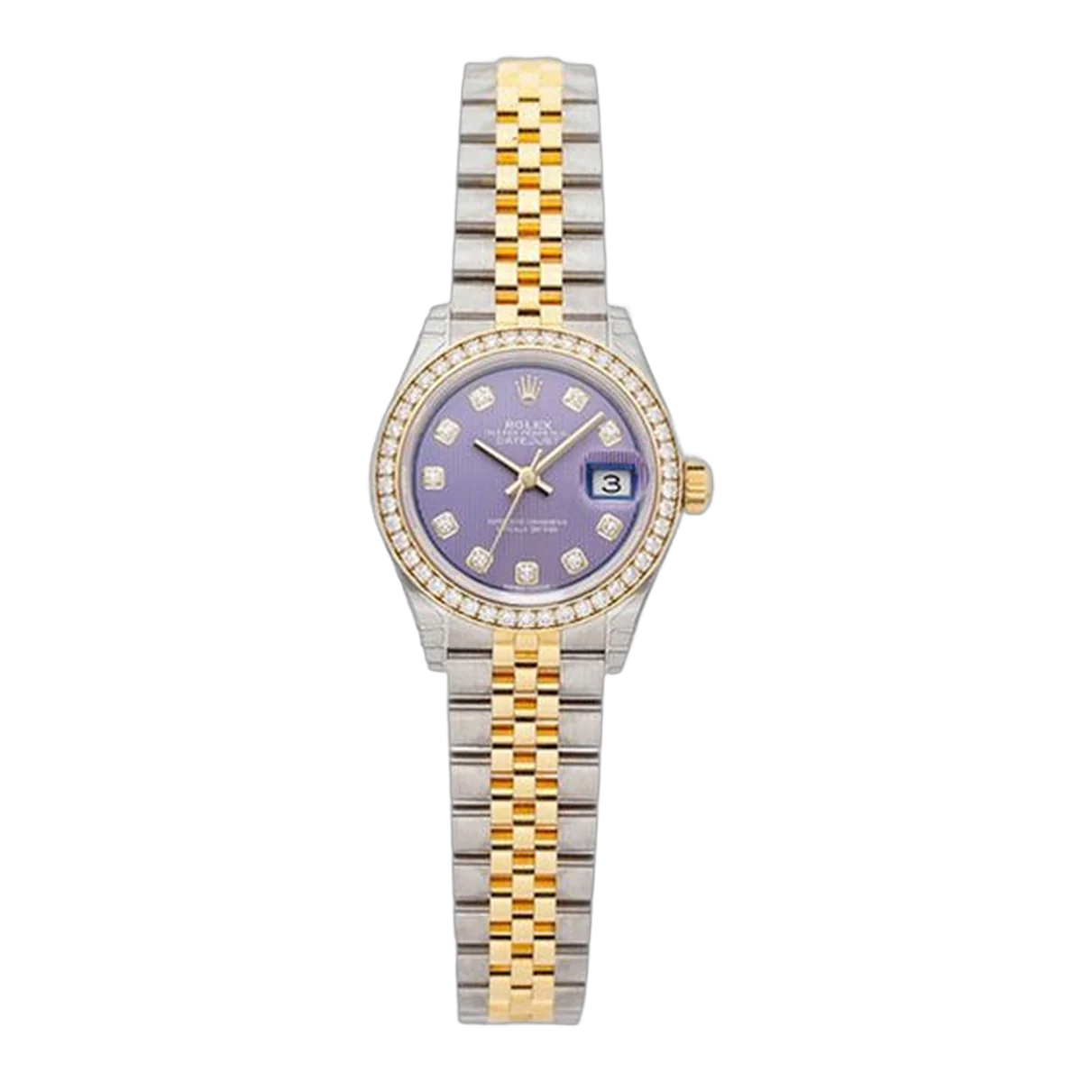 Rolex Datejust 279383Rbr Ldj 28Mm Diamonds Stainless Steel & Yellow Gold Ladies Watch