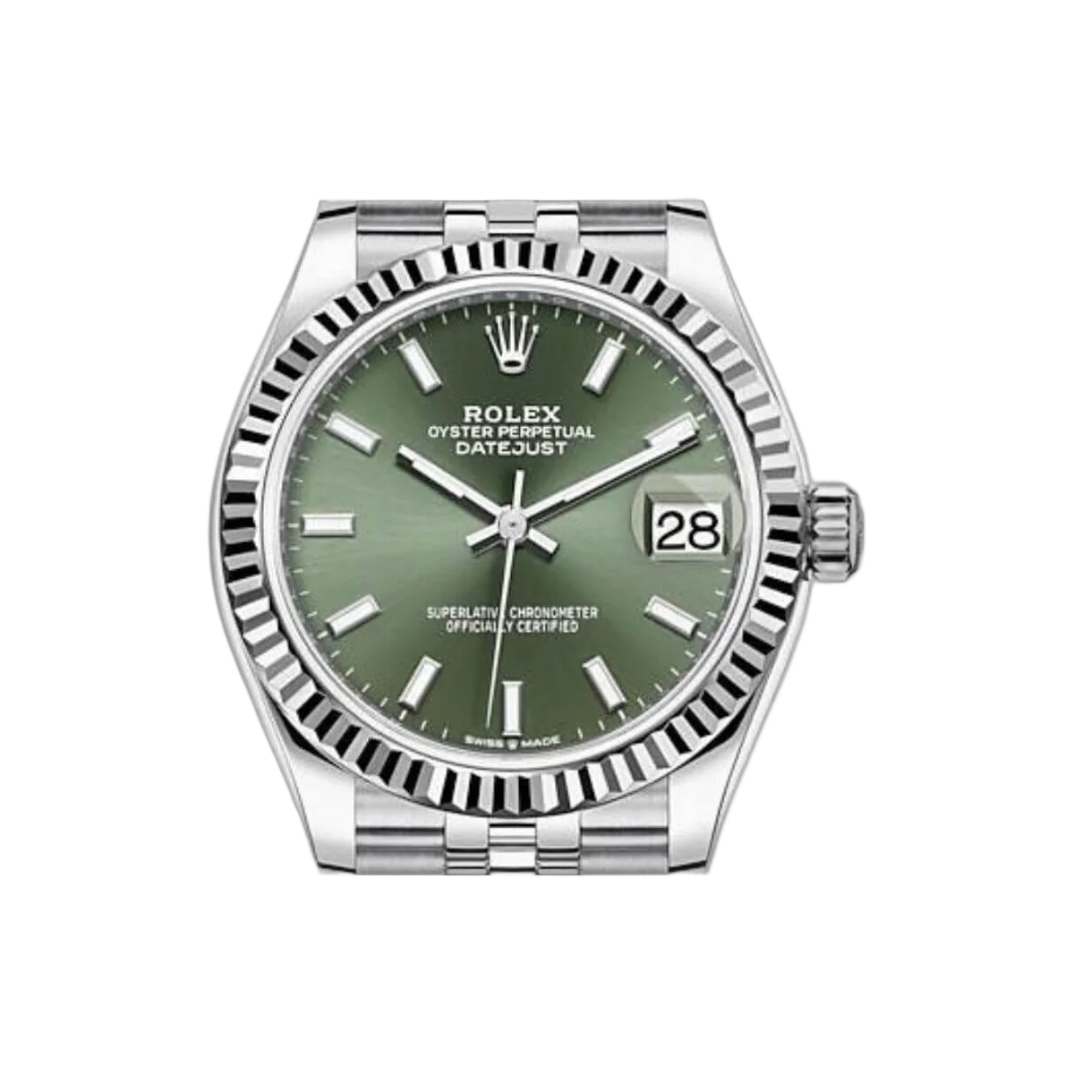 Rolex Datejust M278274-0018 31 mm, Edelstahl Oystersteel Und Weißgold