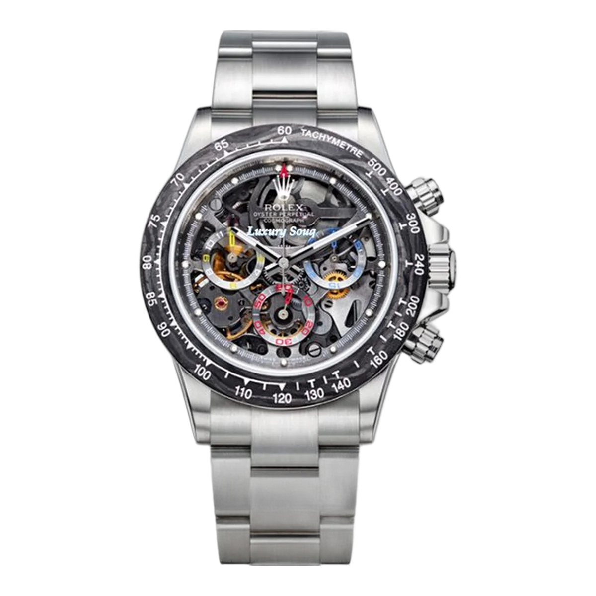 Rolex Daytona 116520 La Montoya Artisans De Genève 40Mm Skeleton Full Steel Men's Watch