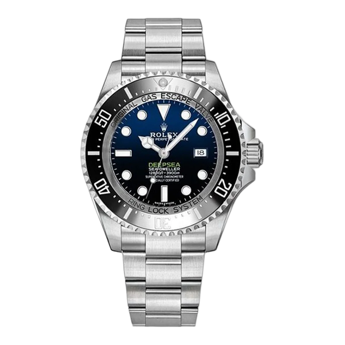 Rolex Deepsea Sea Dweller 126660-0002 أزرق أسود 44 مم ستانلس ستيل