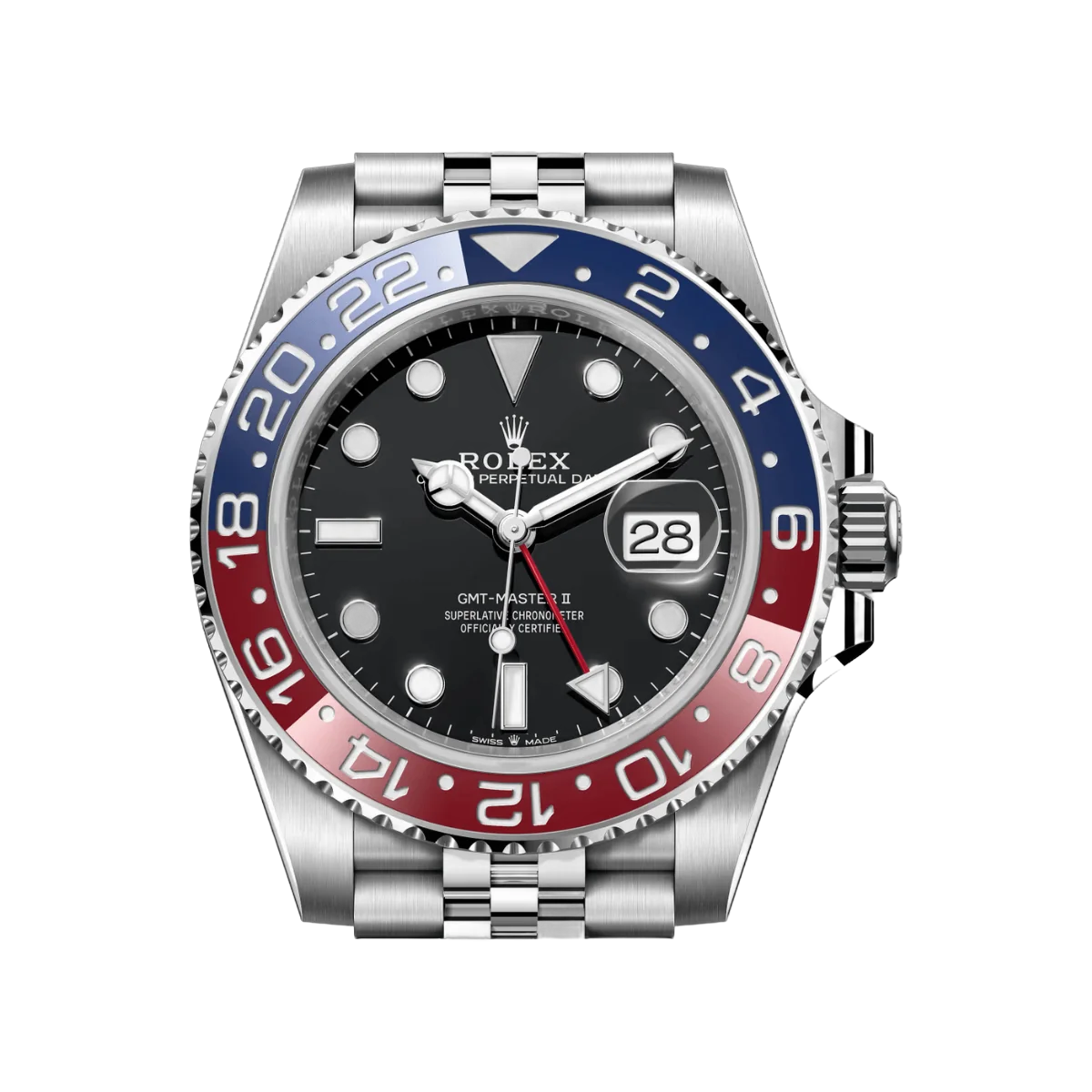 Rolex Gmt Master II 126710BLRO-0001 Pepsi Oystersteel Jubilee Bracelet Black Dial – additional product photo 3