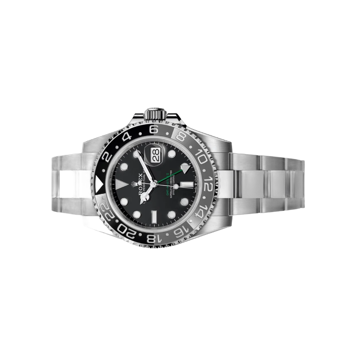 Rolex GMT Master II 126710GRNR-0004 Oystersteel „Bruce Wayne“ Oyster-Armband 40 mm Herrenuhr