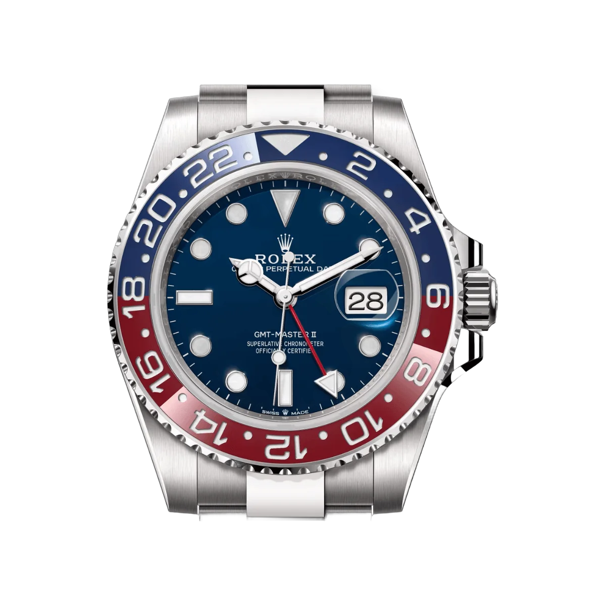 Rolex GMT-Master II 126719BLRO-0003 White Gold Midnight Blue Dial 40mm Men’s Watch.