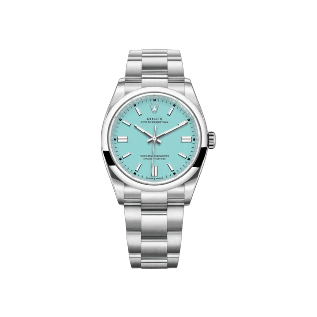 Rolex Oyster Perpetual 126000 36 مينا أزرق تركوازي